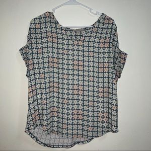 LOFT FLORAL PRINT BLOUSE